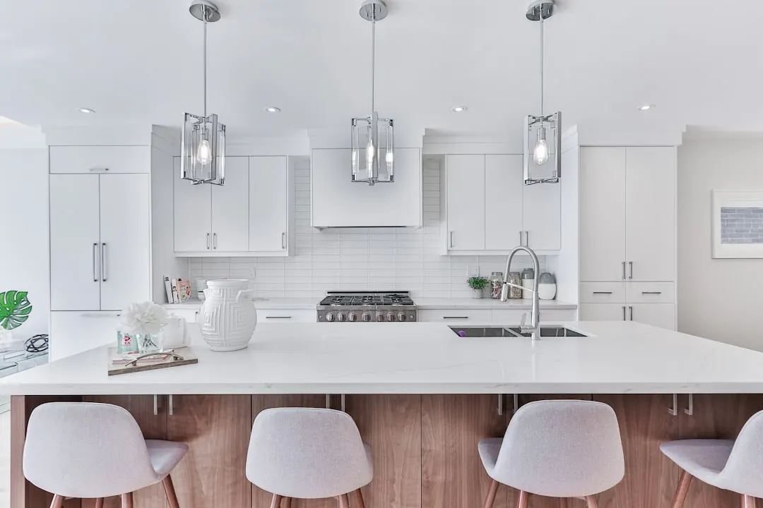 Bright residential kitchen