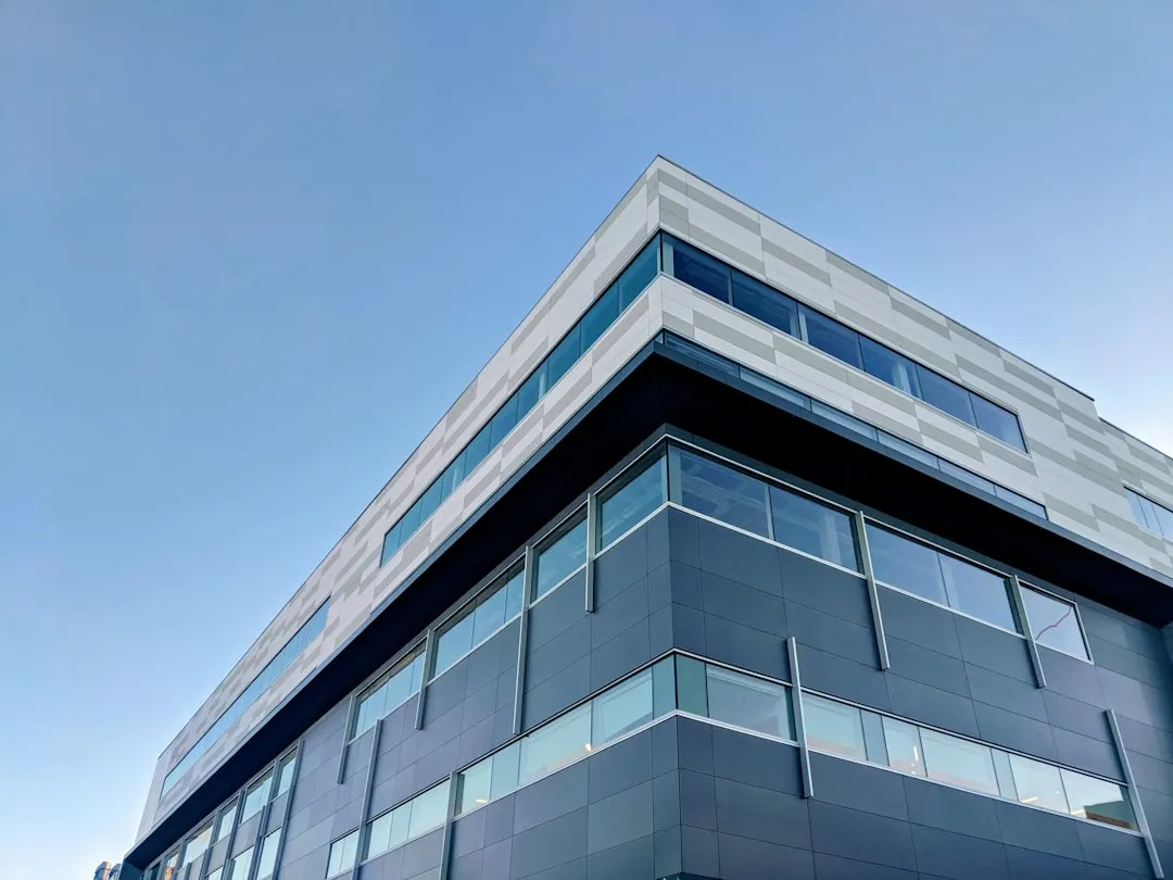 Modern office facade
