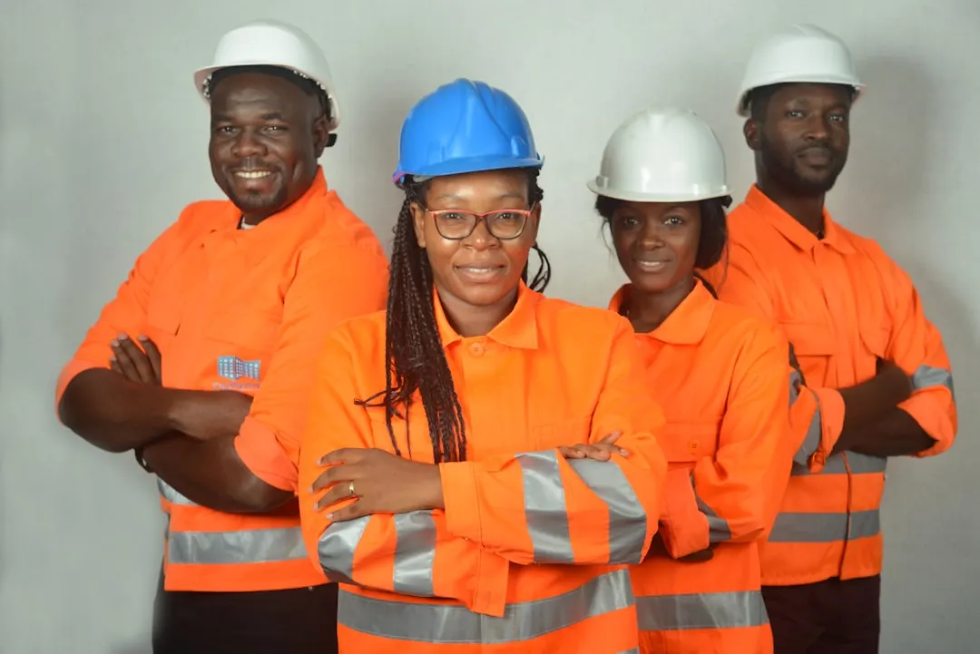 Real field-service work crew